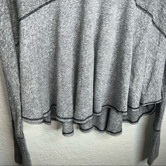 Free People We The Free Drape Boxy Top W/Wide Neck Neck Dolman Long Sleeve - Picture 7 of 10